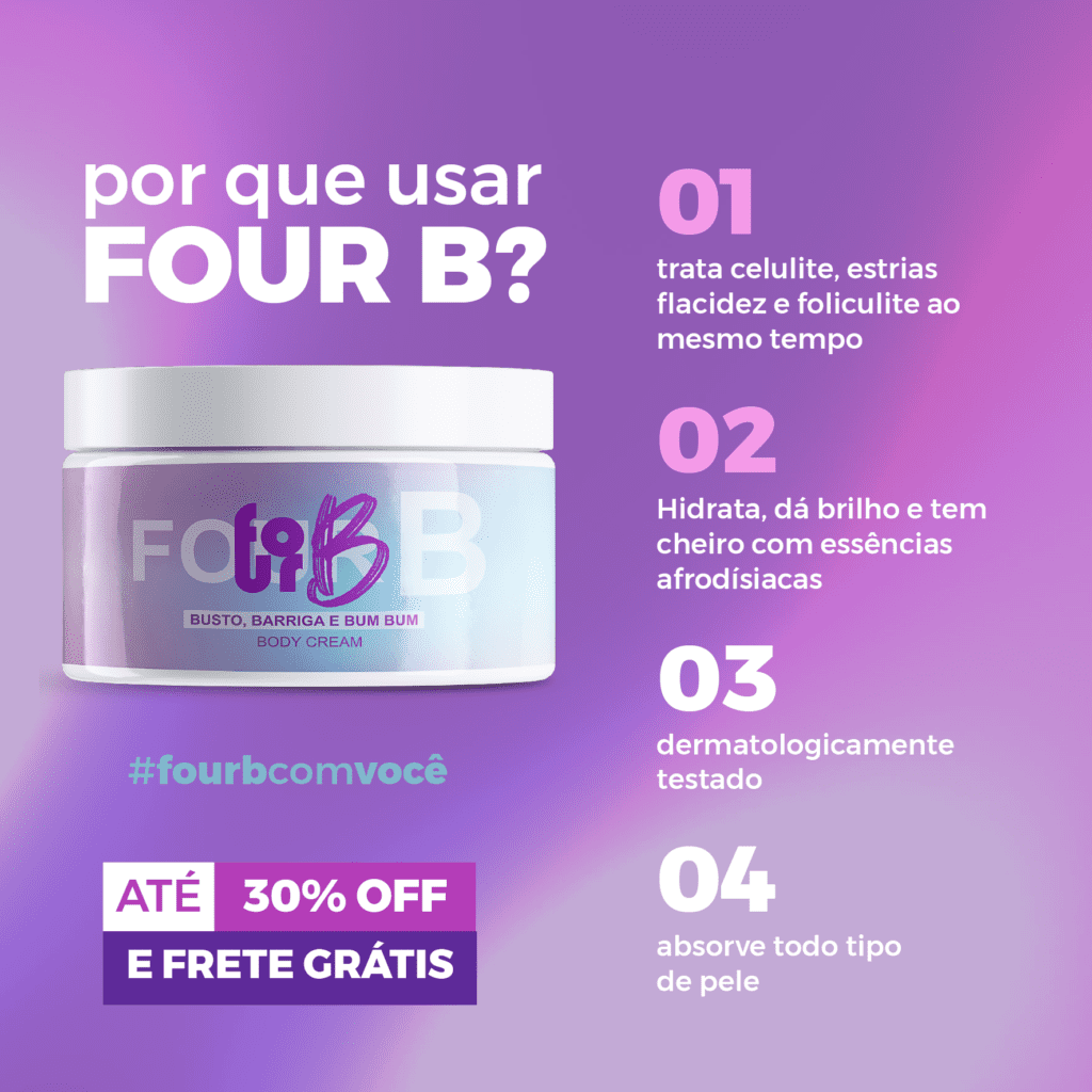 Four B Cream - Creme Firmador de pele